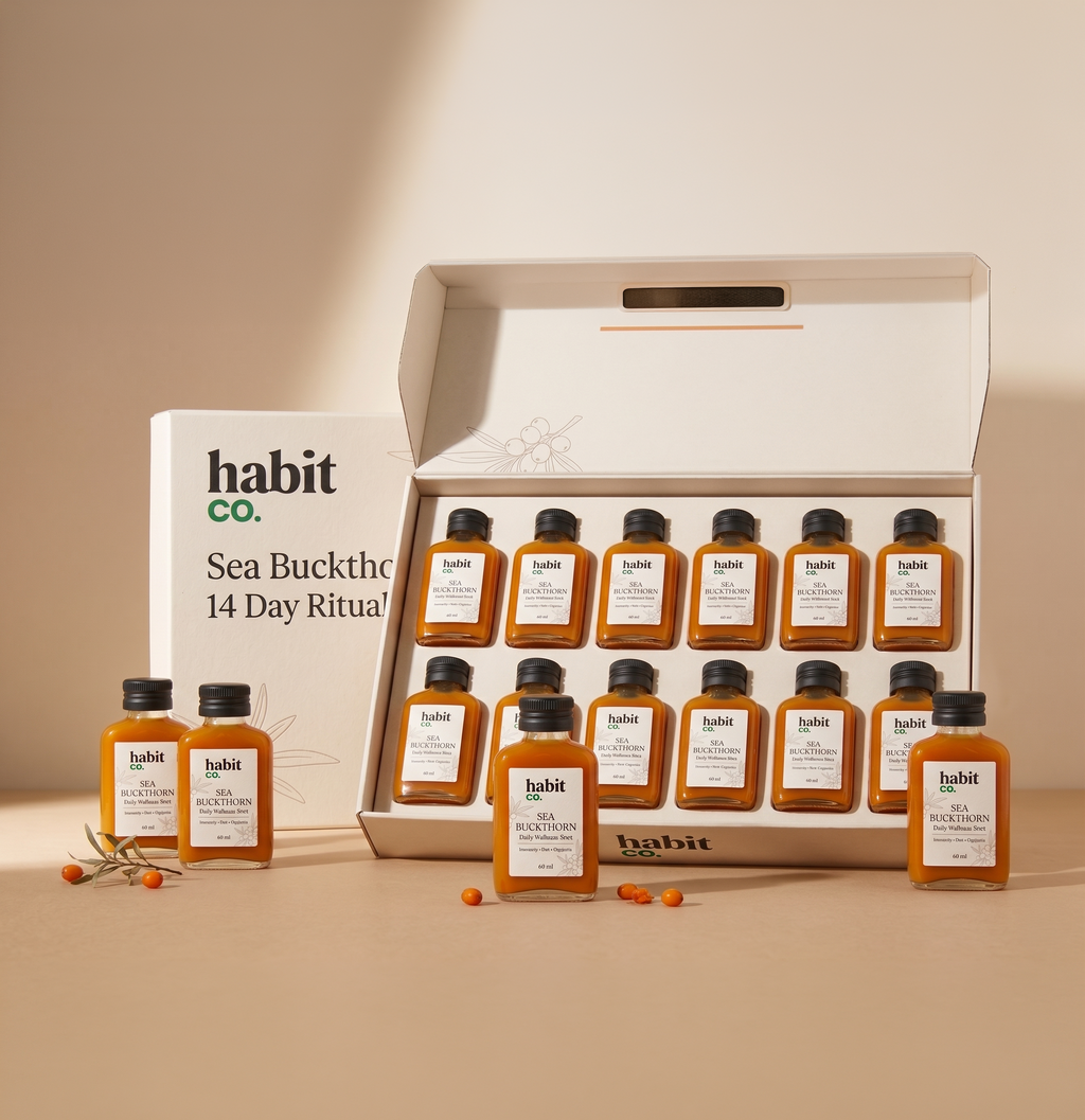 Sea Buckthorn Daily Wellness Shot for Skin, Immunity & Gut Health