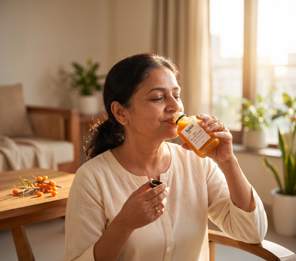 Sea Buckthorn Daily Wellness Shot for Skin, Immunity & Gut Health