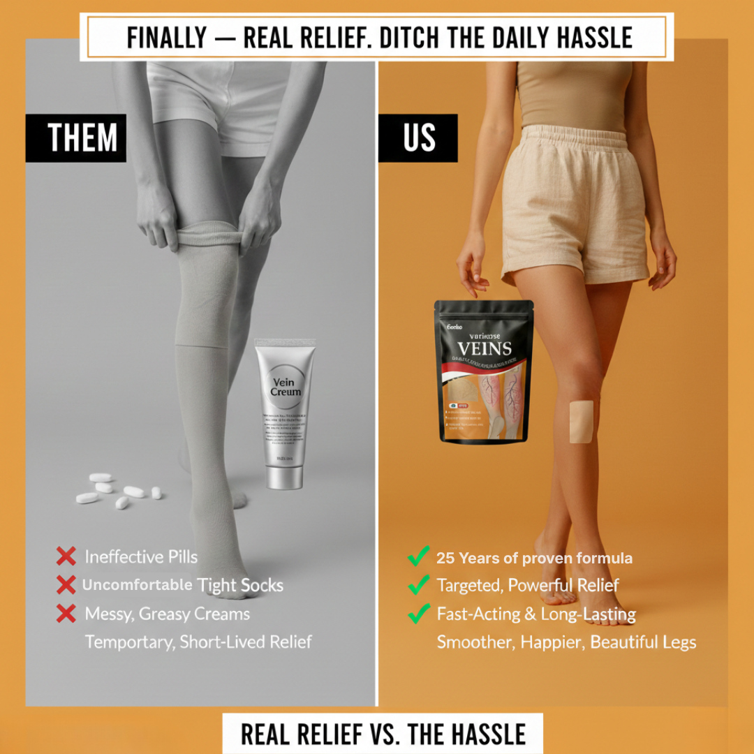 Varicose Vein Relief Patches – Instant Swelling & Pain Relief for Light, Healthy Legs