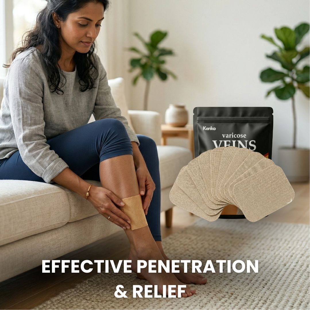 Varicose Vein Relief Patches – Instant Swelling & Pain Relief for Light, Healthy Legs